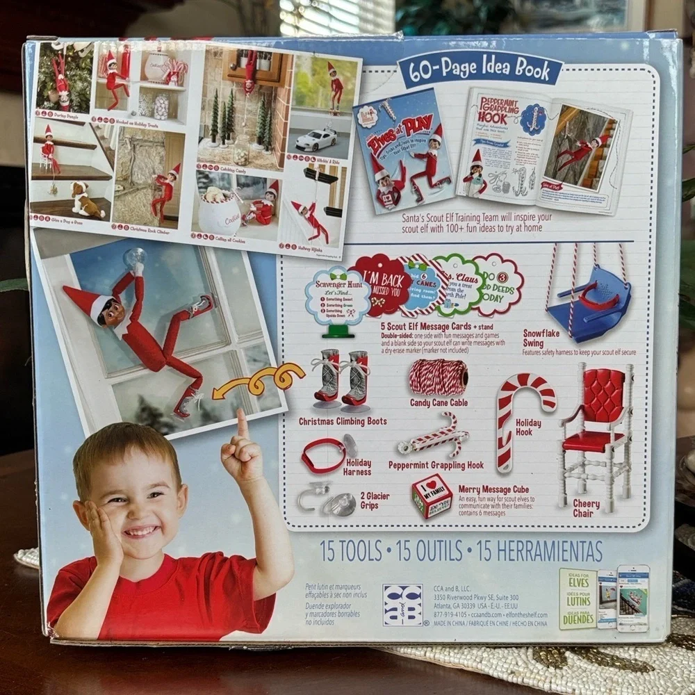 Brand New The Elf on the Shelf Scout Elves At Play Book & Accessory Tool Kit